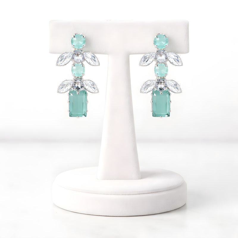NNET002 ZYN Rectangular Tear Tops Silver Plated