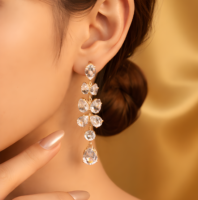 NNED006 ZYN Pear Drop Earrings