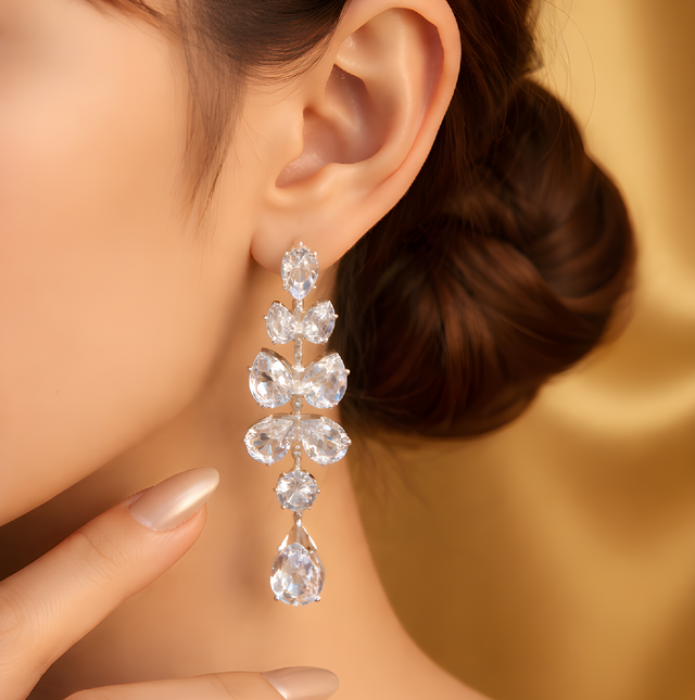 NNED006 ZYN Pear Drop Earrings