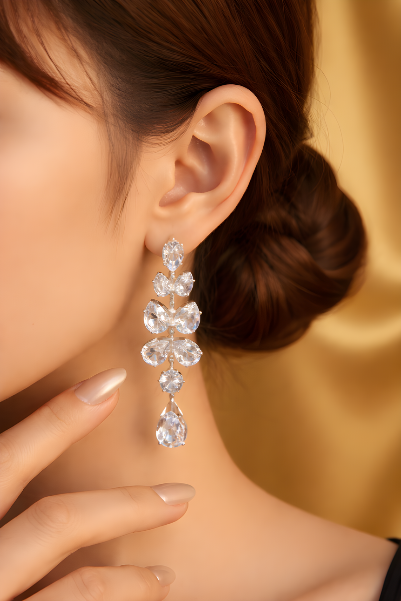 NNED006 ZYN Pear Drop Earrings