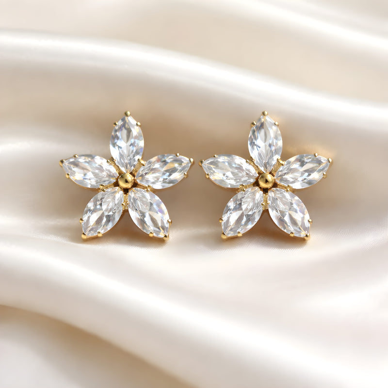 NNET009 ZYN Flower Ear Tops