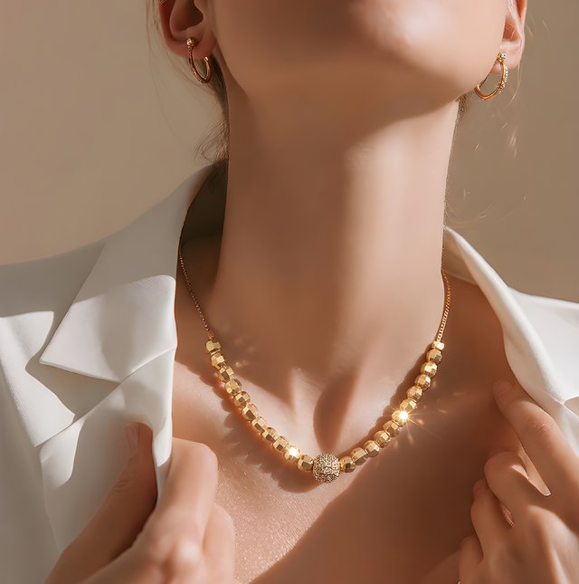 NNPN006 ZYN Royal Beaded Crystal Necklace