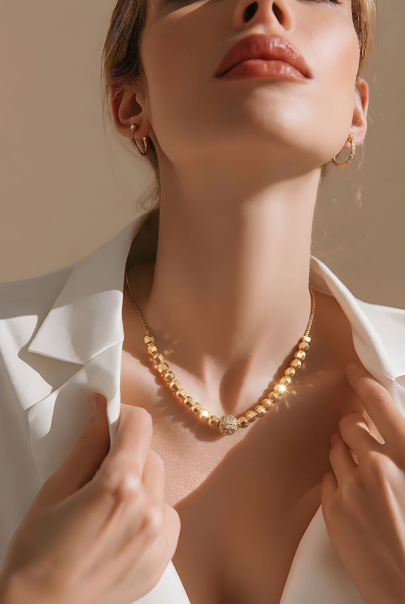 NNPN006 ZYN Royal Beaded Crystal Necklace