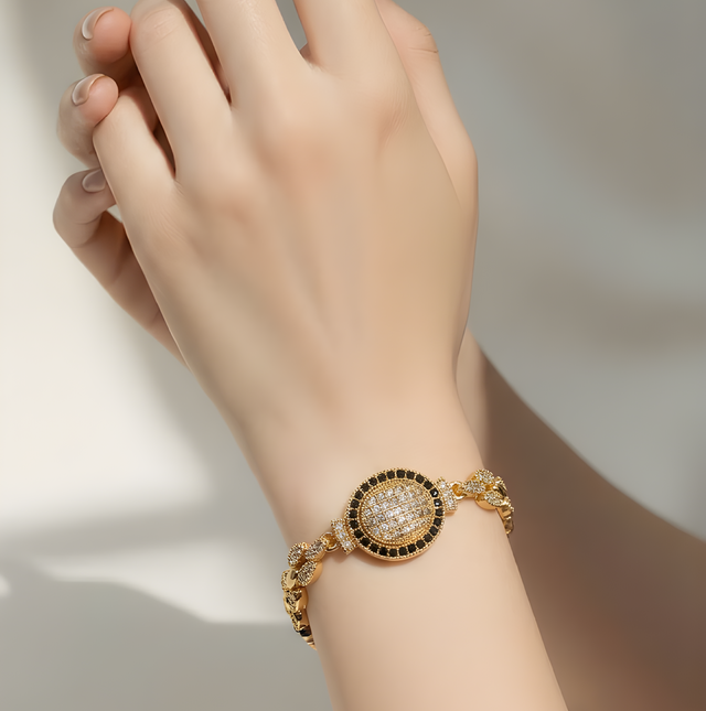 NNCB006 ZYN Royal Crystal Dial Bracelet