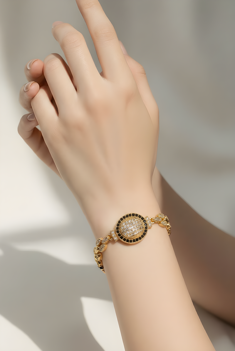 NNCB006 ZYN Royal Crystal Dial Bracelet