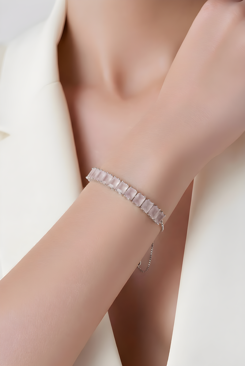NNCB007 ZYN Elegant Crystal Bar Bracelet