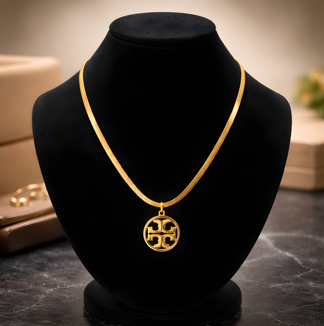 NNPN002 ZYN Regal Emblem Pendant Necklace