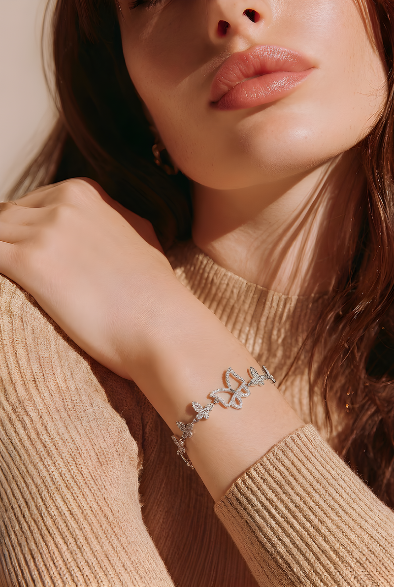 NNCB009 ZYN Golden Butterfly Bracelet