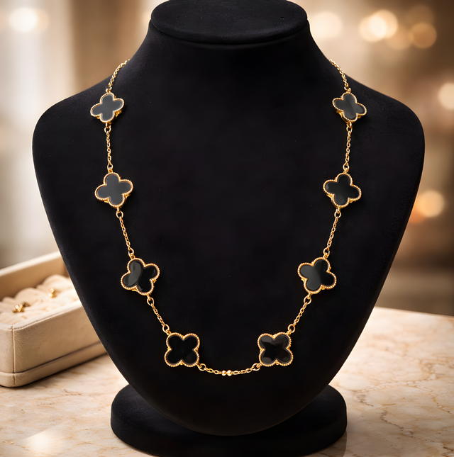 NNPN007 ZYN Clover Charm Necklace