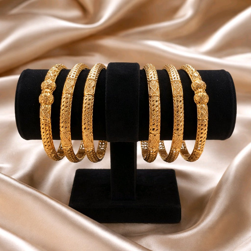 NNCK005 RZN Classic Accent Bangles Set (6 Pcs)