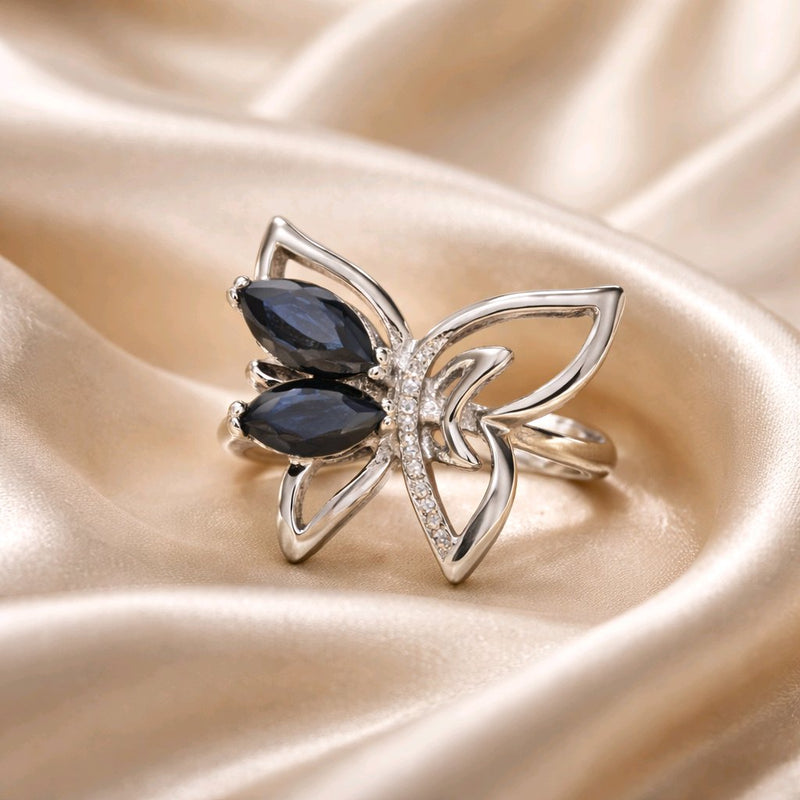 NNGR001 ZYN Butterfly Adjustable Ring