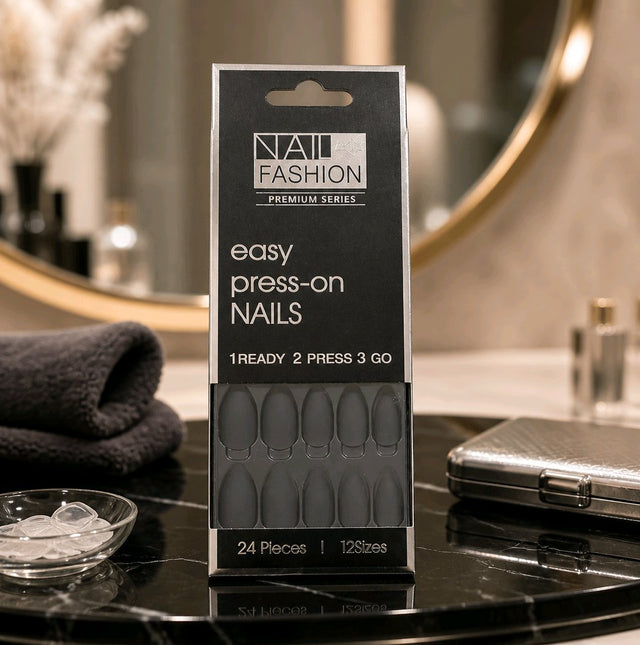 NNAN003 ZYN Midnight Matte Press-On Nails