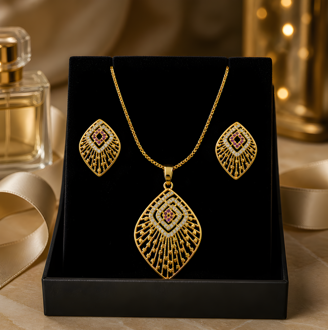 NNPS001 ZYN Royal Radiance Pendant Set