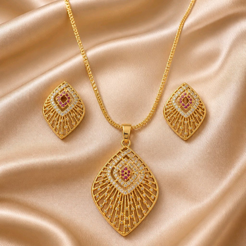 NNPS001 ZYN Royal Radiance Pendant Set