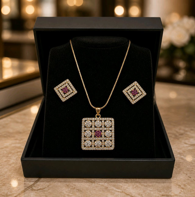 NNPS020 – ZYN Royal Mosaic Pendant Set