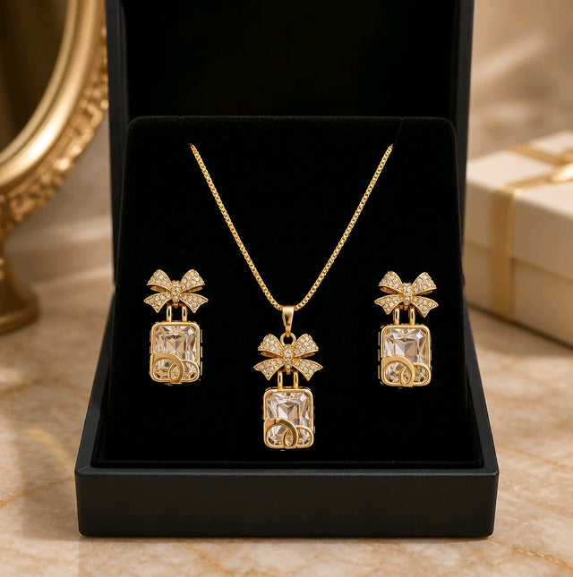 NNPS022 ZYN Crystal Pendant Set