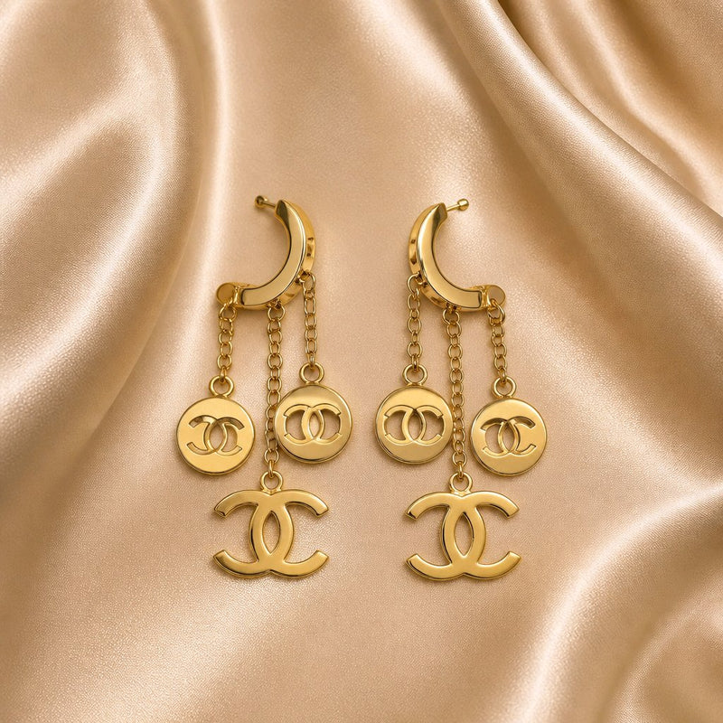 NNED056 – ZYN Luxe Charm Tassel Earrings