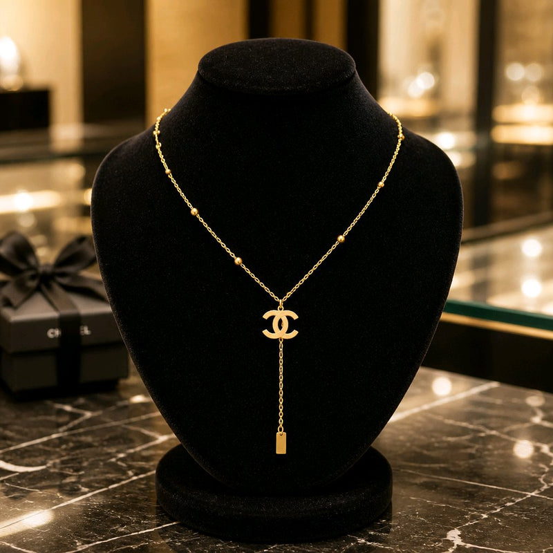 NNPN025 – ZYN Classic Charm Drop Necklace
