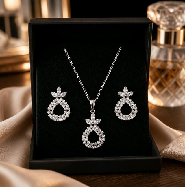 NNPS028 – ZYN Crystal Elegance Pendant Set
