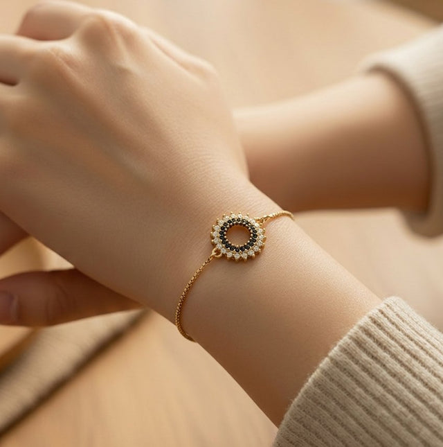 NNCB024 – ZYN Evil Eye Crystal Bracelet