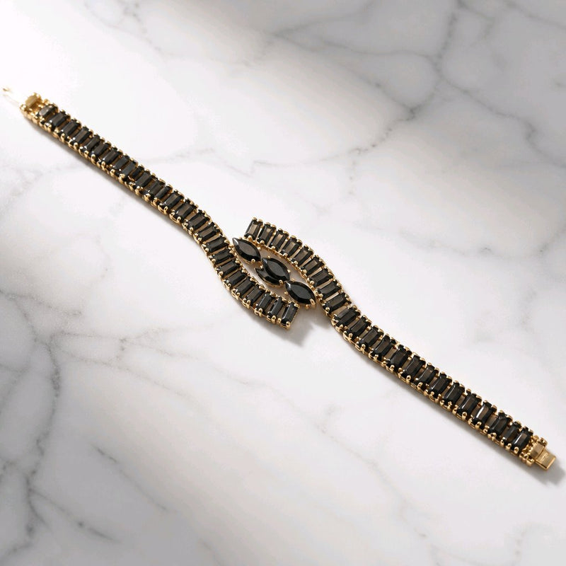 NNCB027 – ZYN Midnight Marquis Crystal Bracelet