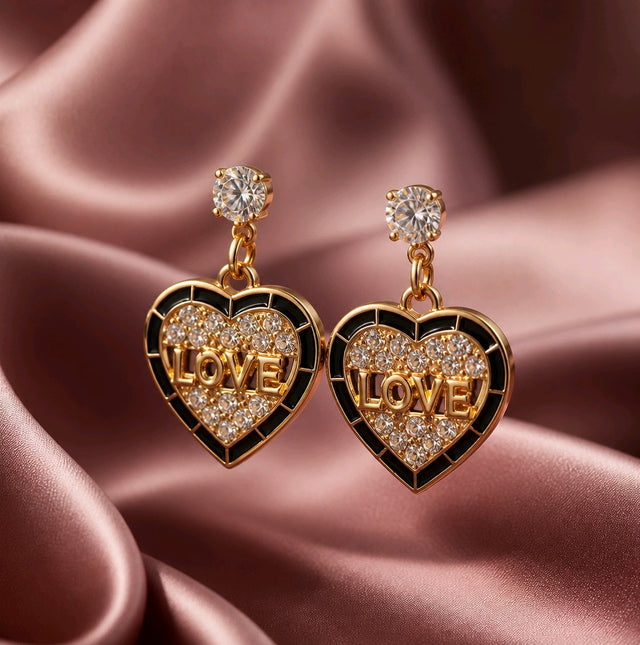 NNET020 – ZYN Crystal Love Heart Ear Tops