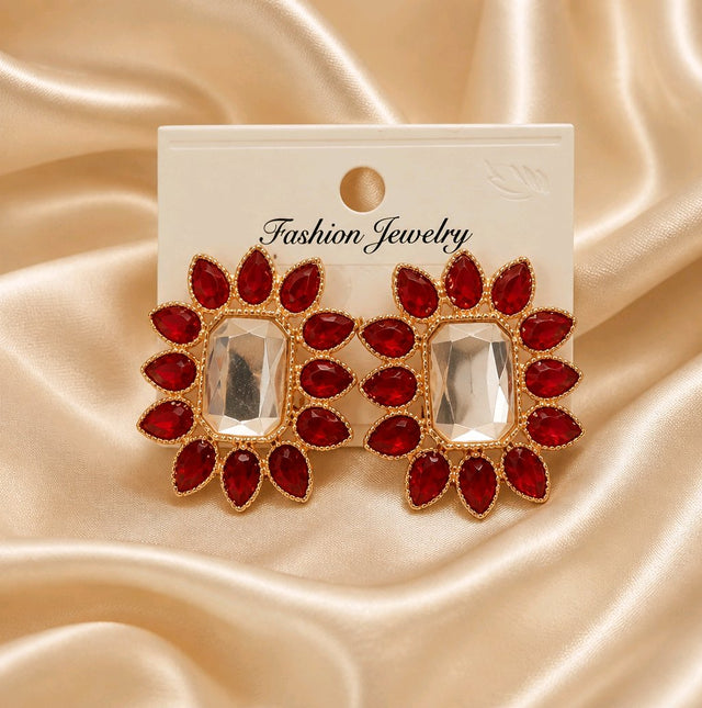 NNET023 – ZYN Ruby Bloom Ear Tops