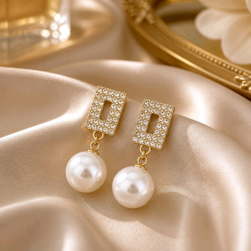 NNED066 – ZYN Pearl Luxe Drop Earrings