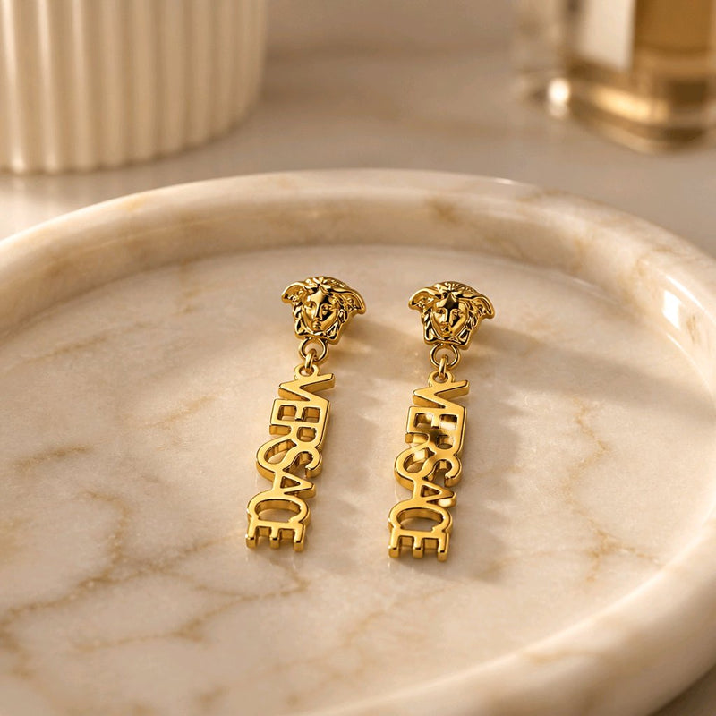 NNED071 – ZYN Golden Fancy Drop Earrings