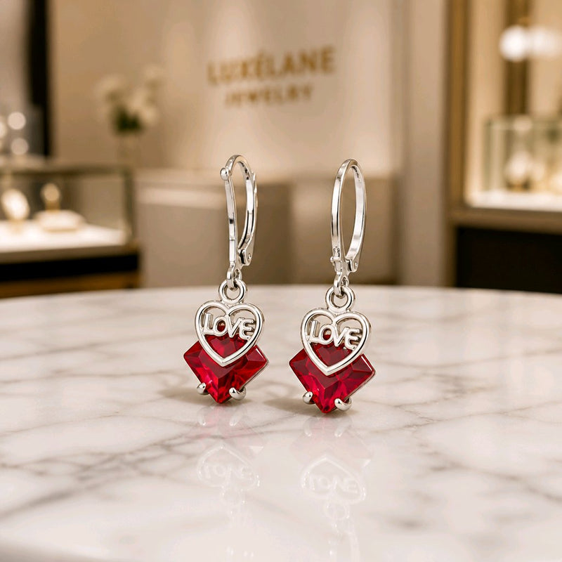 NNED076 – ZYN Love Heart Crystal Drop Earrings