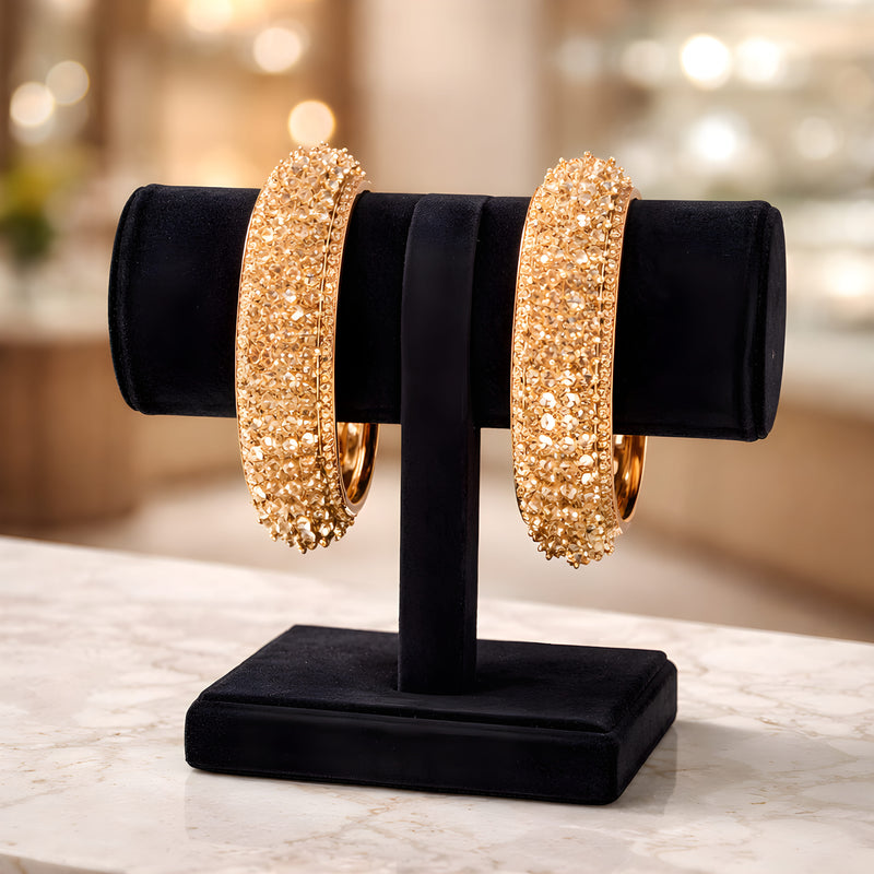 NNCK003 RZN Plan Champagne Bangles 2 Pcs