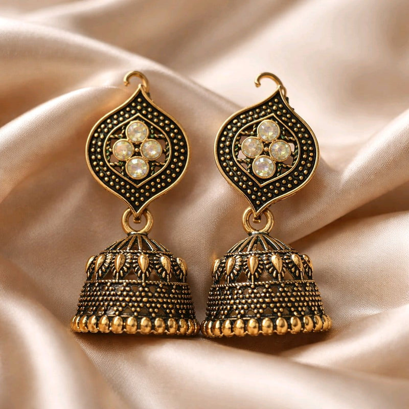 NNCJ013 ZYN Royal Tear Jhumki