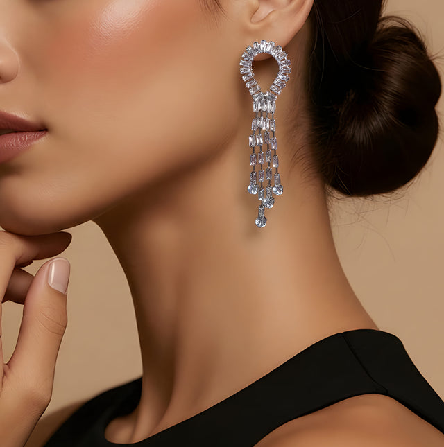 NNED029 ZYN Octopus Tassels Drop Earrings