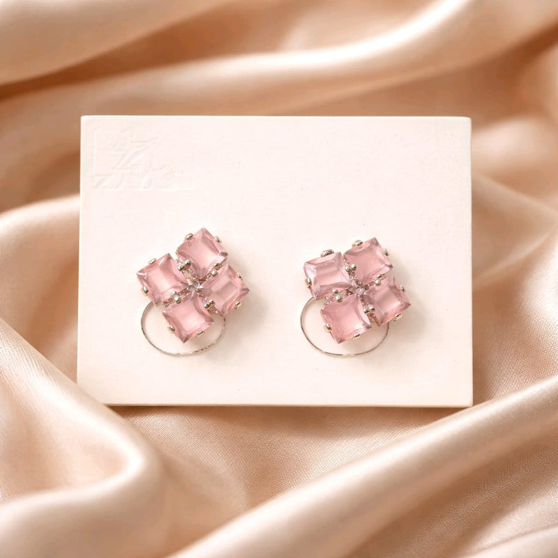 NNET014 ZYN Crystal Cluster Ear Tops