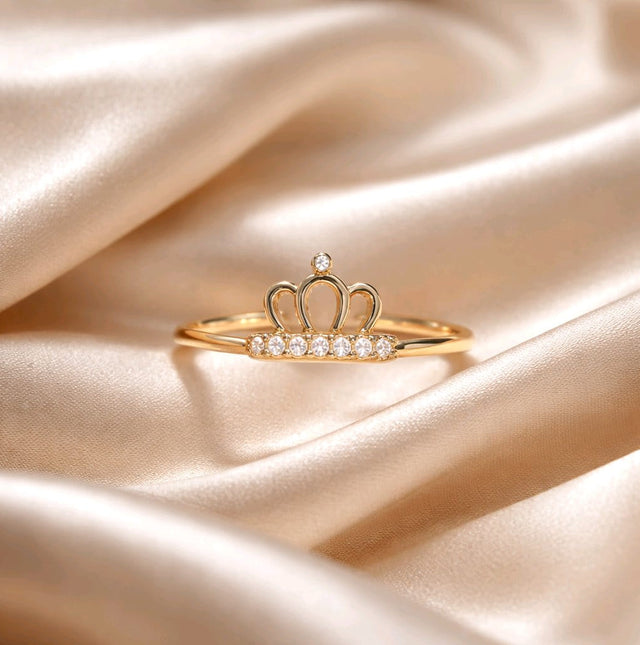 NNGR017 ZYN Crown Adjustable Ring